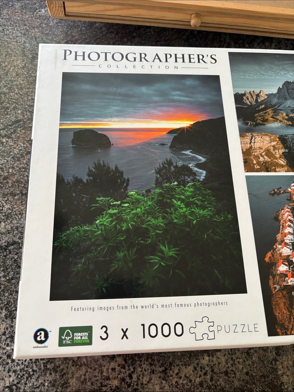 Photographer's Collection 3x1000 Scenic Puzzle Set